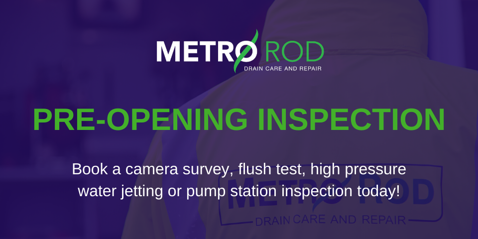 Drain Maintenance Before Your Business Reopens – Metro Rod Bristol